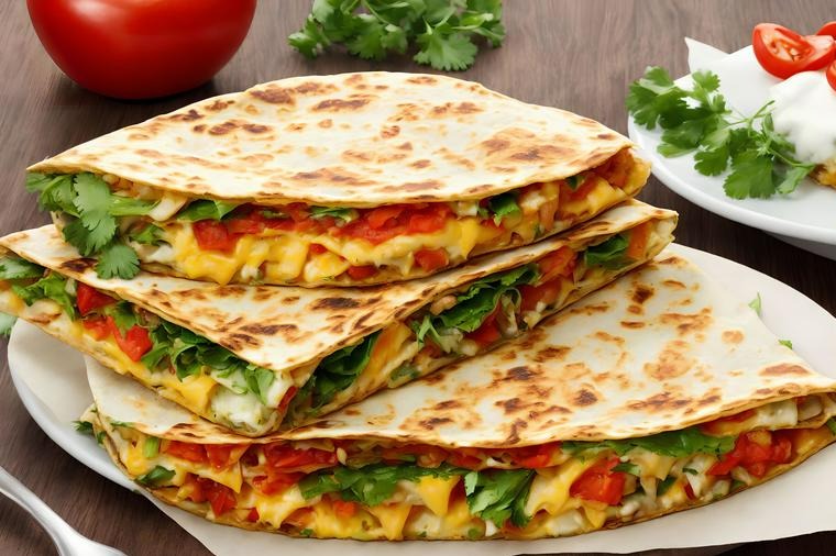 Roasted Vegetable Quesadilla
