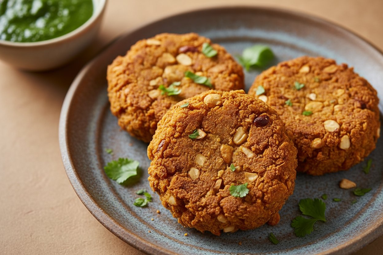 Farali Sweet Potato & Peanut Fritters