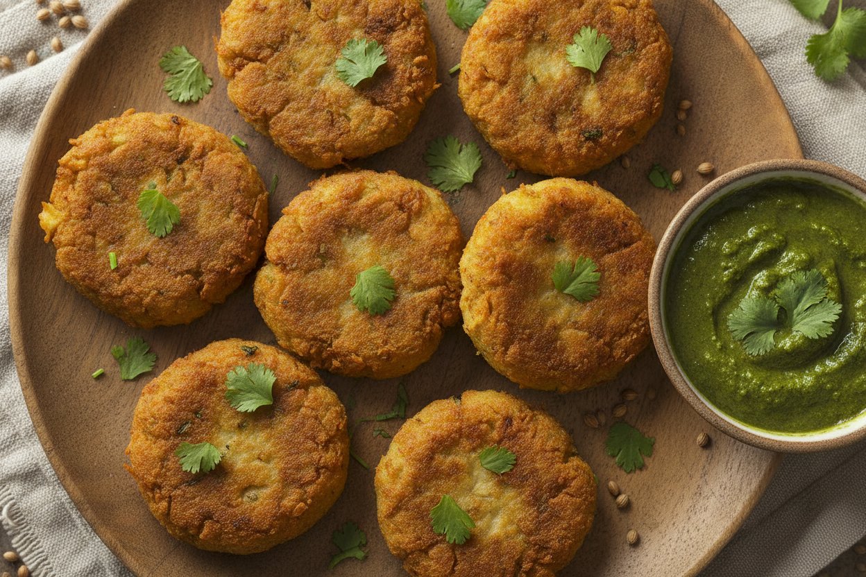 மொறுமொறு உருளைக்கிழங்கு டிக்கி