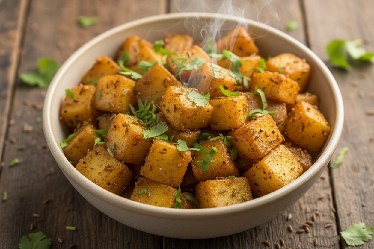 Simple Jeera Aloo (Cumin Potatoes)