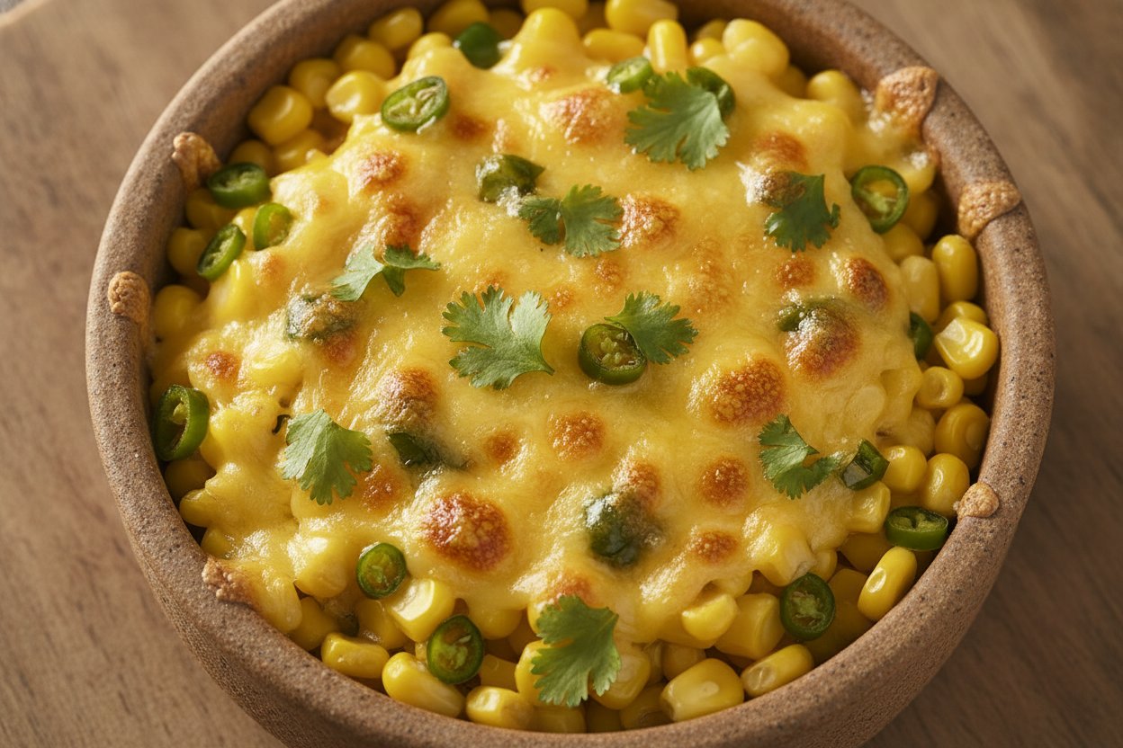 Spicy Indian Corn Chilli Cheese