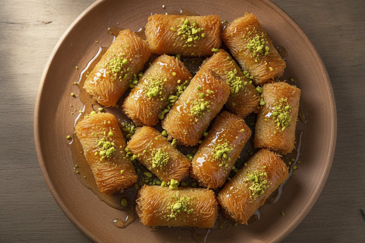 স্বাস্থ্যকর কুনফা রোলস
